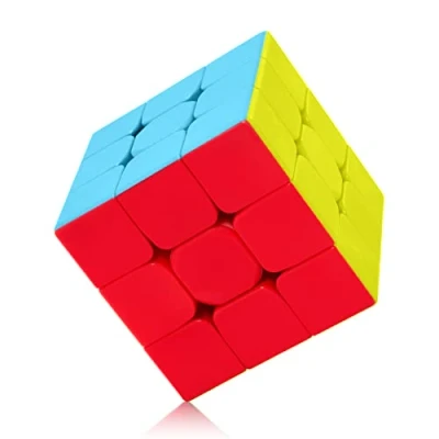 Abbildung von ROXENDA Speed Zauberwürfel Würfel Stickerless Professional &amp; Solides Langlebiges, Dreht Sich Schneller als das Original (3x3x3)