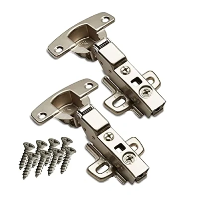 Abbildung von SOTECH 2 Stück Hettich Sensys 8645i TH52 110 Grad Mittelanschlag Standard Scharnier 9071206 Höhe (Distanz) 1,5 mm mit Selbstschluss Dämpfung inkl M4x16mm Schrauben für Küchenschrank Automatikscharnier