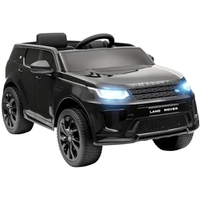 Abbildung von AIYAPLAY Elektro Kinderauto 12V mit 2,4G Fernbedienung, Musik, Hupe, Belastbarkeit 25 kg, (1 tlg), 3 5 km,h, für Kinder 6 Jahre, Schwarz