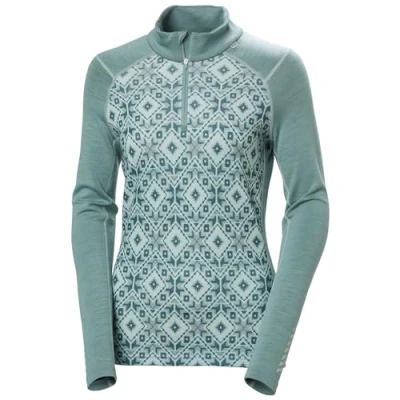Abbildung von Helly Hansen Women&#039;s LIFA® Merino Midweight 2 in 1 Graphic Half zip Base Layer