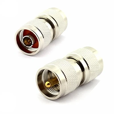 Abbildung von Oiyagai 2 Stück UHF zu N Männlich Koax Adapter Premium Steckverbinder