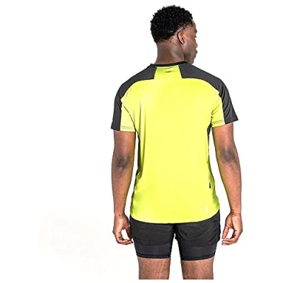Abbildung von Dare2b Men&#039;s Aces II Jersey Cycle Clothing, FluroYlw/Blk, M