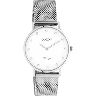 Abbildung von Oozoo Vintage Series Uhr, Größe: One Size, Silberfarben