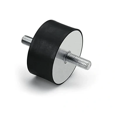 Abbildung von DOJA INDUSTRIAL Klimaanlage Gummipuffer M6 Gewinde 20x20 PACK 12 Klima Silentblock Klimageraet Anti Vibration Gummilager Wandhalterung Gummi Stossdaempfer Antivibrationsfuesse