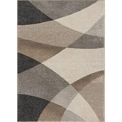 Abbildung von the carpet Teppich &quot;Thales&quot;, rechteckig, moderner dichter Wohnzimmer Konturenschnitt