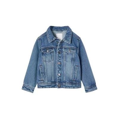 Abbildung von Vertbaudet Jeansjacke für Kinder, Größe: 128, Blue stone