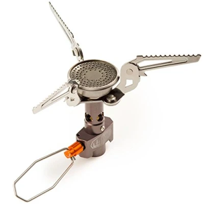 Abbildung von GSI 56002 Outdoors Pinnacle Gaskartuschenkocher 2600 Watt Gaskocher, Silber, M