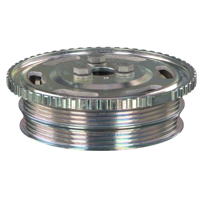 Abbildung von FEBI BILSTEIN 44820 Kurbelwellenriemenscheibe 4PK + 3PK 150 5 mit Schrauben, für Kurbelwelle FIAT: Doblo I Kombi, Punto II Schrägheck