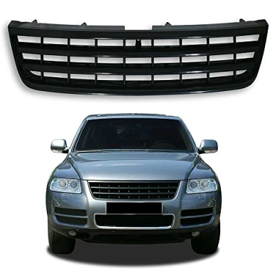 Abbildung von Kühlergrill Sportgrill Gitter Grid Front Grill ohne Emblem Schwarz