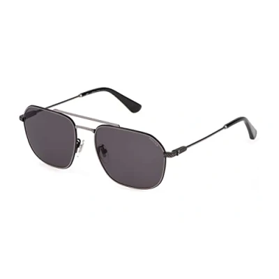 Abbildung von POLICE Men&#039;s Octane 1 Sunglasses, TOTAL Shiny Ruthenium, 57