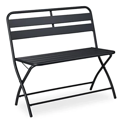 Abbildung von relaxdays Gartenbank klappbar 2 Sitz