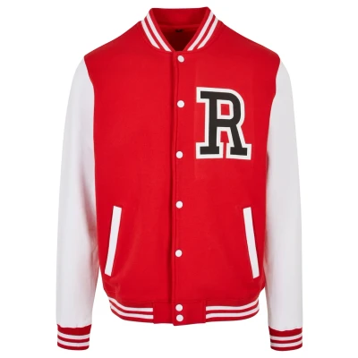 Abbildung von Mister Tee Herren Rose College Jacket XL red/wht