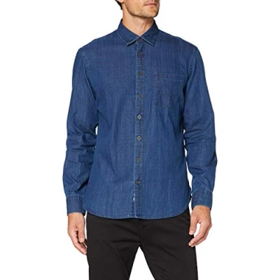 Abbildung von Camel Active Herren 4091134S1343 Hemd, Indigo, M