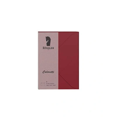 Abbildung von Rössler Briefumschläge Coloretti VE=5 Stück C7 Rosso