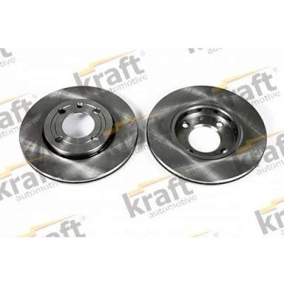 Abbildung von KRAFT 6040260 Bremsscheibe 239, 239,0 18,0 4 Belüftet VOLKSWAGEN: Polo III Schrägheck, Lupo / 3L, SEAT: Arosa