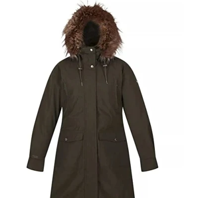 Abbildung von Regatta Damen Shiloh Jackets Waterproof Insulated, Dark Khaki, EU 38