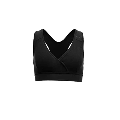 Abbildung von Devold Damen Nibba Fleece Merino Bra Sport BH, Kaviar, XL