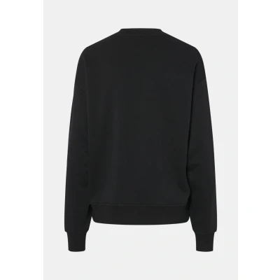Abbildung von Pieces Pcchilli LS Oversized Sweatshirt, Damen, Größe: XS, Black
