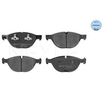 Abbildung von MEYLE 025 241 7219 Bremsbelagsatz ORIGINAL Quality Vorderachse exkl. Verschleißwarnkontakt mit Anti Quietsch Blech BMW: X5, X6