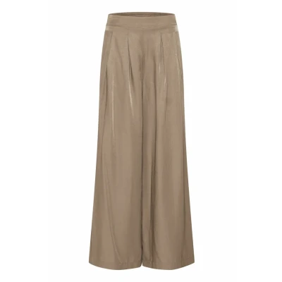 Abbildung von Fransa Frmya Stoffhose, Damen, Größe: Large, Brindle