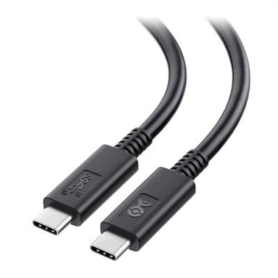 Abbildung von Cable Matters [USB IF zertifiziertes] 10 Gbps USB C Gen 2 Kabel (USB 1m, Typ Kabel) mit 8K 60Hz Video und 100W PD Aufladung in Schwarz 1 Meter