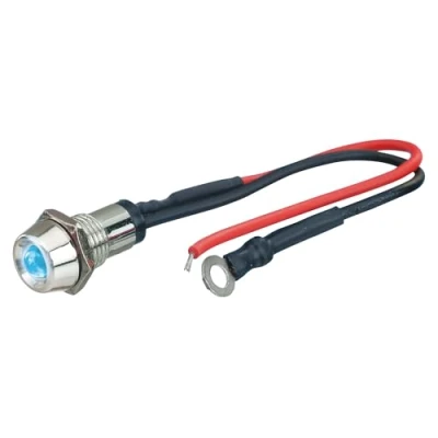 Abbildung von Foliatec LED Control Light silber Kontrolllampe Signallampe Ø = 10mm, eisblau