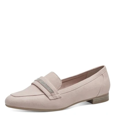 Abbildung von Marco Tozzi Slipper, Damen, Größe: 38, Powder Textil