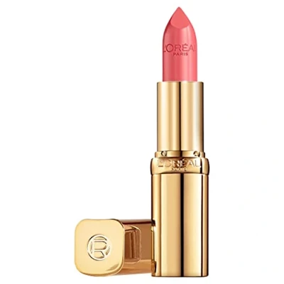 Abbildung von L&#039;Oréal Paris Pflegender Lippenstift mit Satin Finish, Argan Öl und Vitamin E, Color Riche Satin, Nr. 230 Coral Showroom, 1 x 4,3 g