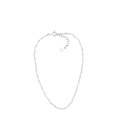 Abbildung von Sofia Milani Singapore Chain Halskette, Damen, Größe: One Size, Silver