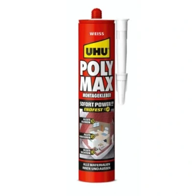Abbildung von UHU 47230 POLY MAX 10 SEKUNDEN SOFORT POWER Kartusche, weiß, 440g