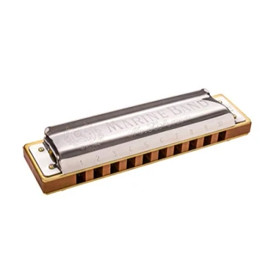 Abbildung von Hohner 1896BX Marine Band Mundharmonika, Tonart D Natural Moll