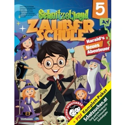 Abbildung von Zauberschule Schnitzeljagd Schatzsuche Kindergeburtstag ab 5 Jahren: Erhaltet die Mysterienschützer Lizenz, baut eure eigene ... Haralds Zauberstab! (Bravo Schatzsuche)