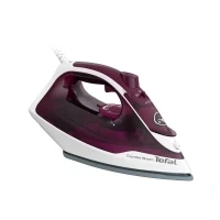 Abbildung von Tefal Express Steam FV2835E0, Trocken &amp; Dampfbügeleisen, Cerilium Sohle, 1,9 m, 160 g/min, Violett, Weiß, 35 g/min
