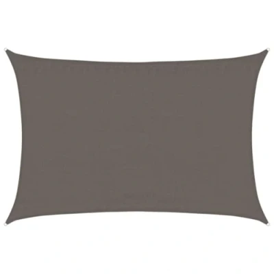Abbildung von vidaXL Sonnensegel Sonnenschutz Windschutz Sonnendach UV Schutz Sonnenschutzsegel Schattenspender Garten Terrasse Balkon 160g/m² Anthrazit 3,5x4,5m HDPE