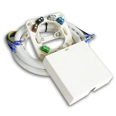 Abbildung von maxgo® SET 1,5m Herdanschlusskabel H05VV F 5G2,5 inkl Herdanschlussdose AP/UP Elektro Kabel, (150 cm)