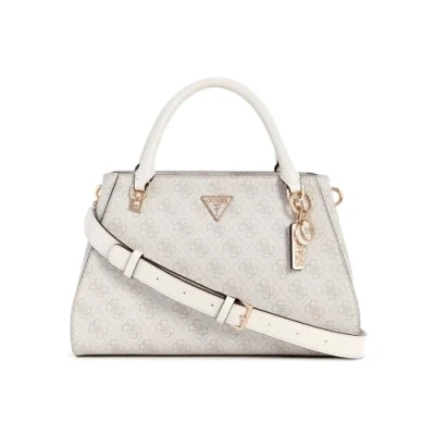 Abbildung von Guess Noelle 4GLOGO Handtasche, Damen, Größe: One Size, Weiß