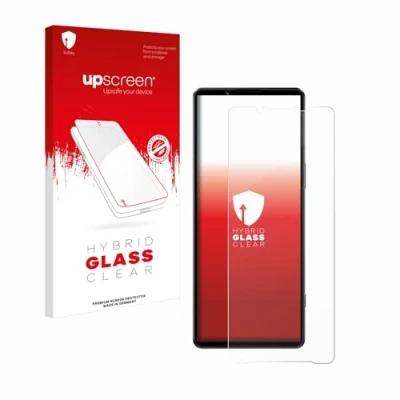 Abbildung von upscreen Schutzglas für Sony Xperia 1 IV Schutzfolie, Glas Folie [Klar, 9H Panzerschutz, Anti Fingerprint]