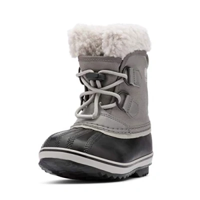 Abbildung von Sorel KIDS YOOT PAC NYLON WATERPROOF Schneestiefel für Unisex Baby, Grau (Quarry x Dove) Children, 28 EU