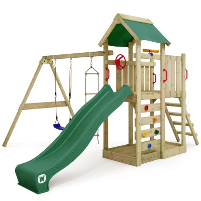 Abbildung von Spielturm mit Rutsche MultiFlyer Kletterturm