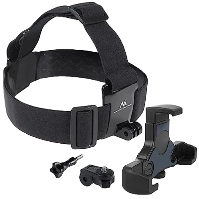Abbildung von Maclean MC 448 Halterung, (Kopfband Halterung für GoPro Telefon Smartphone)