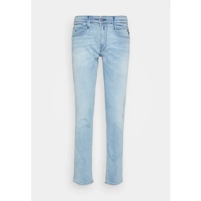 Abbildung von Replay Anbass Jeans Slim Fit, Herren, Größe: 38x34, Schwarz