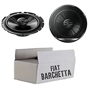 Abbildung von FIAT Barchetta Lautsprecher Boxen Pioneer TS G1720F 16,5cm 2 Wege Koax Koaxiallautsprecher Auto Einbausatz Einbauset