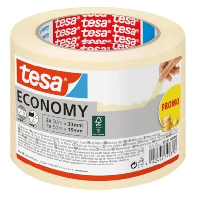 Abbildung von tesa Economy 55311 00000 02 Malerband Weiß 1 Set