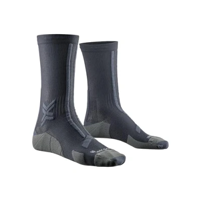 Abbildung von X Socks Trailrun Discover Crew Laufsocke Schwarz Mann Grösse 35 38