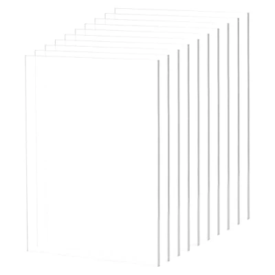 Abbildung von 10 Stück Acrylplatten Transparente Acryl Blätter Quadratische Acrylplatte Plexiglas Acrylglas 2mm Dicke A4 für Das Ersatzglas von Fotorahmen