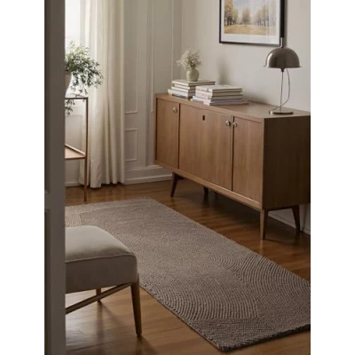 Abbildung von HANSE Home Wollteppich &quot;Eleni&quot;, rechteckig, 18 mm Höhe, Handgetuftet, Wolle, Natur, Wohnzimmer, Schlafzimmer, Skandi, Hygge