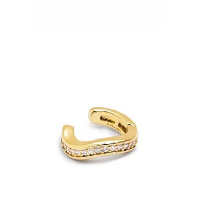 Abbildung von Singularu Hailey Einzelner Ohrring goldcoloured, Damen, Größe: One Size, Gold coloured
