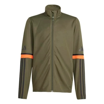 Abbildung von adidas Unisex Kinder SQUADRA25 TRAINING JACKET KIDS, night cargo/black/semi impact orange, 5 6 Years