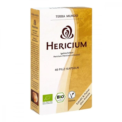 Abbildung von Hericium Vitalpilz Bio Terra Mundo Kapseln