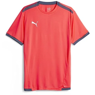 Abbildung von Puma Teamliga Sport Tshirt, Herren, Größe: XXL, Fire orchid